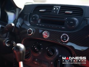 FIAT 500 Custom Dashboard - Carbon Fiber - LHD - Pre 2016 FIAT 500 Custom Dashboard - Carbon Fiber - LHD - Pre 2016